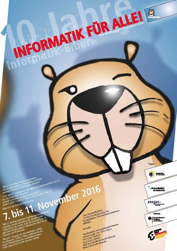 Plakat Informatik-Biber 2016