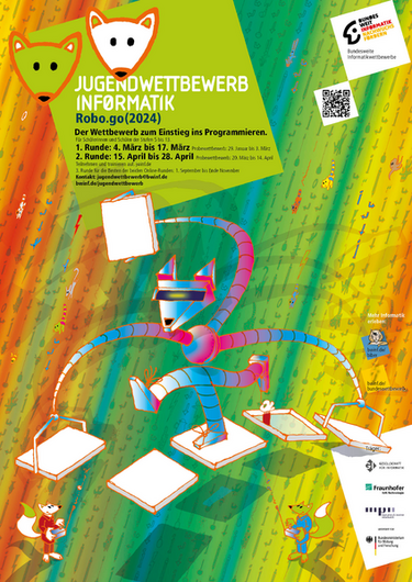 Plakat Jugendwettbewerb Informatik 2024