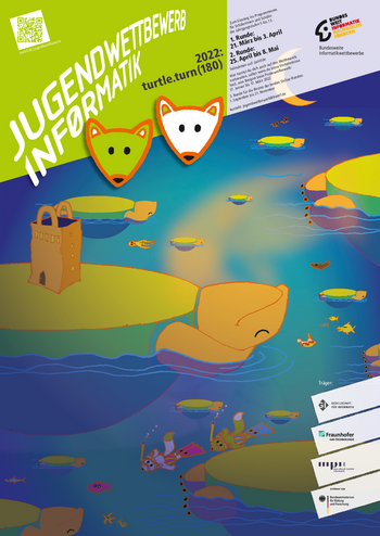 Plakat Jugendwettbewerb Informatik 2022