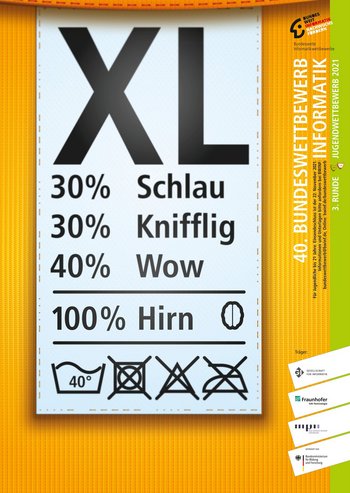 Plakat 40. Bundeswettbewerb Informatik
