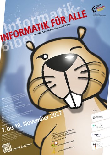 Plakat Informatik-Biber 2022