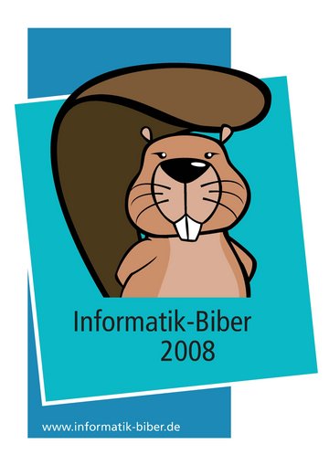 Plakat Informatik-Biber 2008
