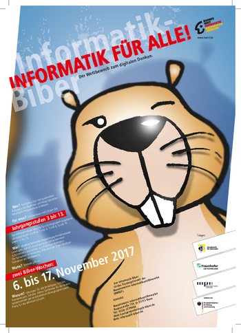 Plakat Informatik-Biber 2017