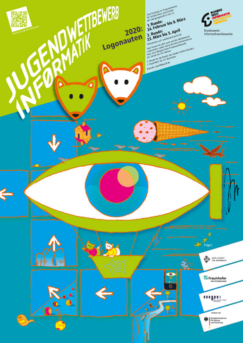Plakat Jugendwettbewerb Informatik 2020